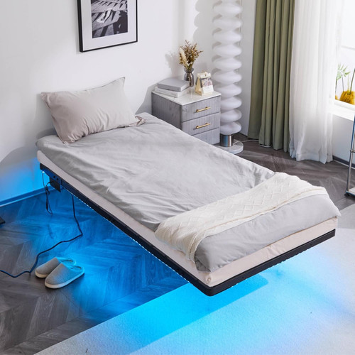 Twin floating bed - floating, with
